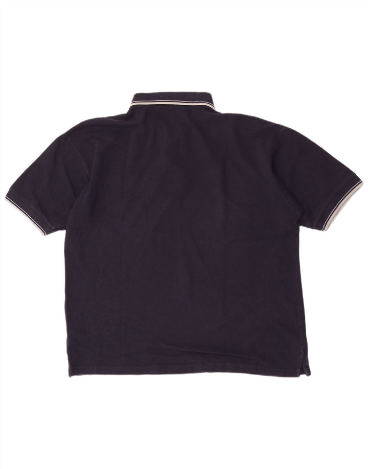 Kappa Herren Poloshirt XL Marineblau Baumwolle