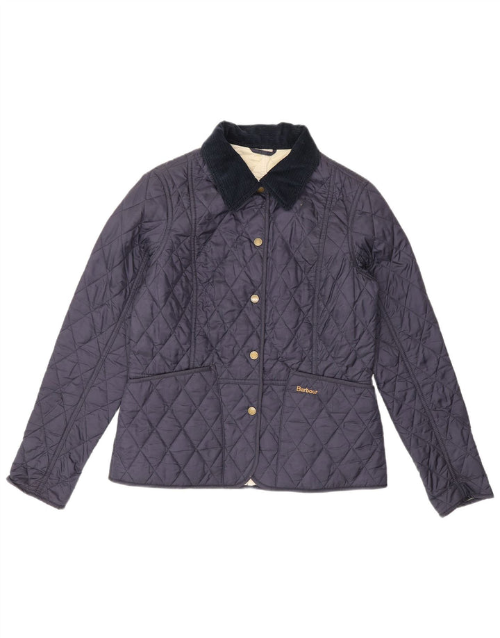 Barbour Damen Steppjacke UK 01 Small Marineblau Polyamid