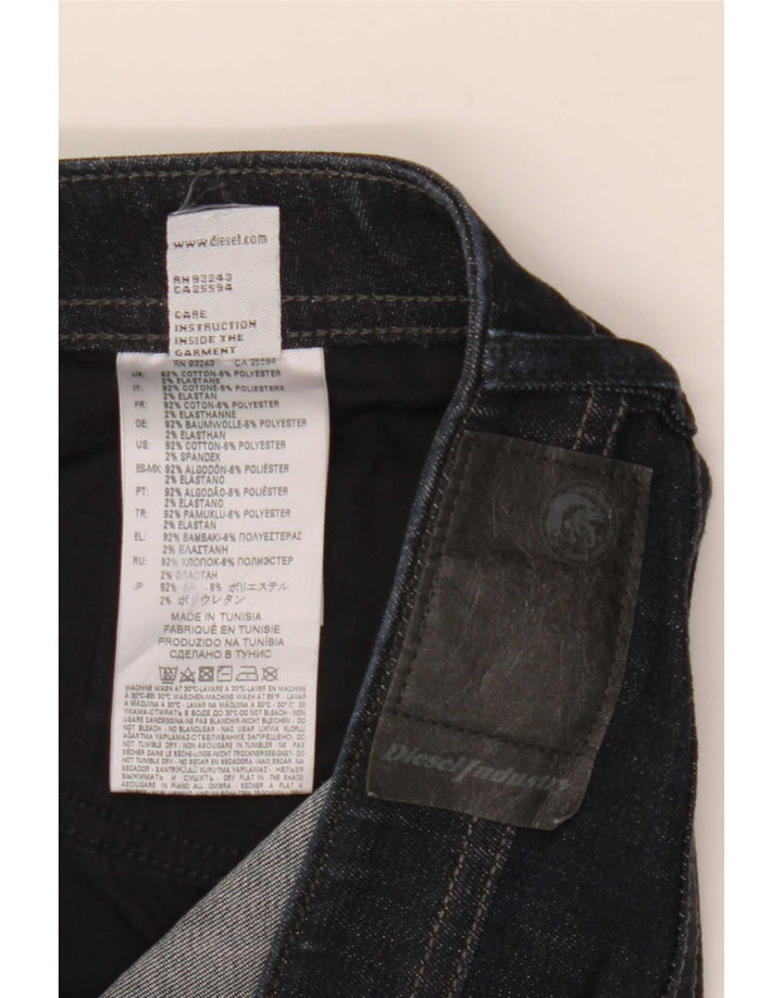 Diesel Damen Slim Jeans W32 L32 Marineblaue Baumwolle