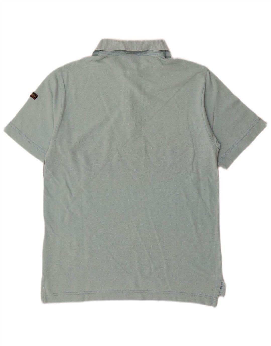 NAPAPIJRI Herren Geographic Poloshirt, Größe S, Blau, Colourblock-Baumwolle