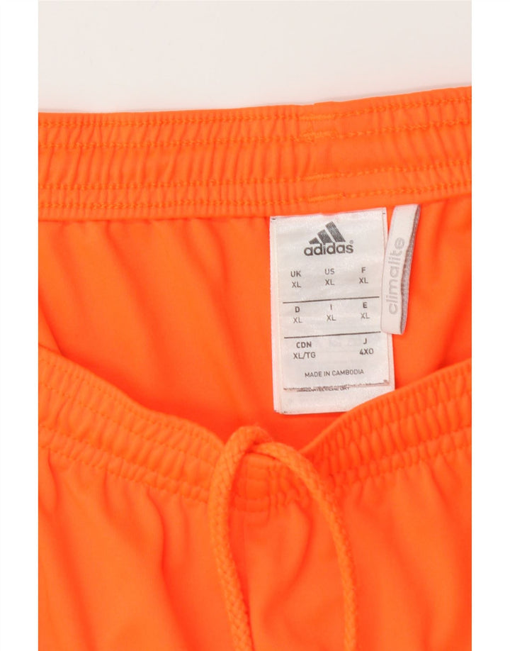 Adidas Herren Climalite Sport Shorts XL Orange Polyester