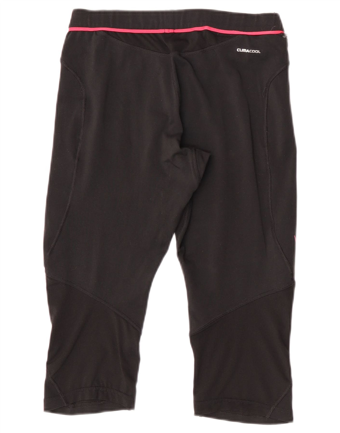 Adidas Damen Climacool Capri Leggings UK 12 Medium Schwarz Polyester