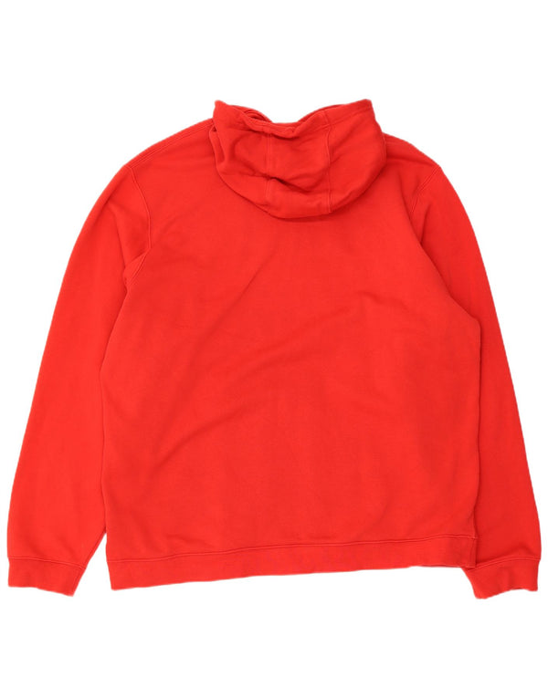 Nike Herren Graphic Hoodie Pullover 2XL Rote Baumwolle