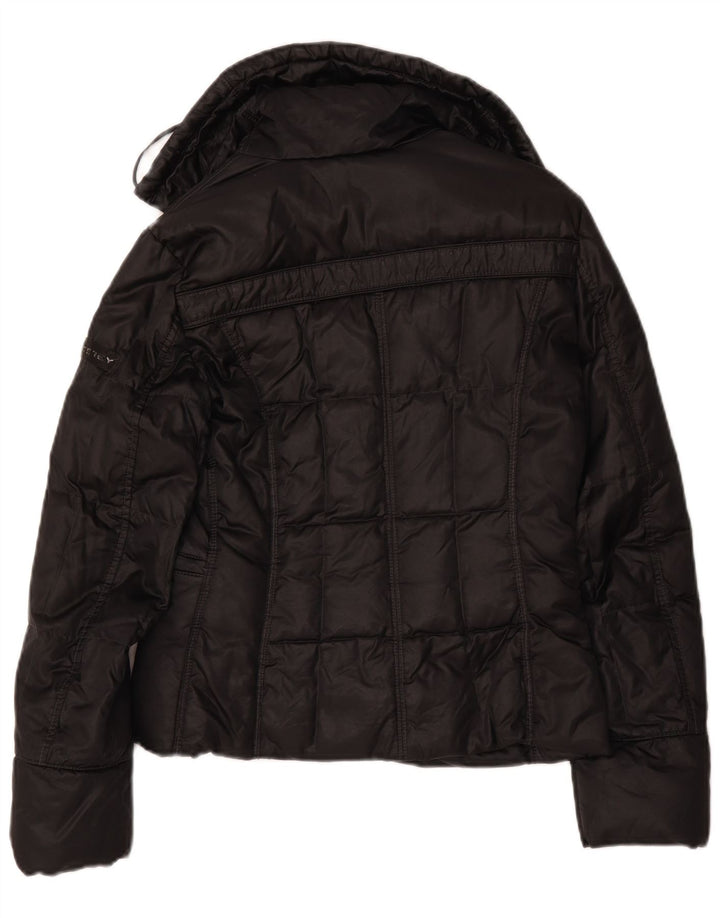PEUTEREY Damen Wattierte Jacke IT 42 Mittelschwarze Baumwolle