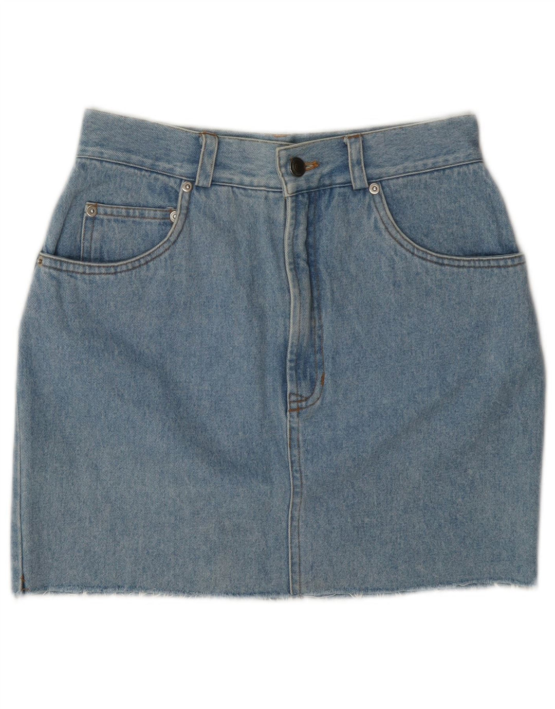 Vintage Damen Jeansrock W26 Klein Blau