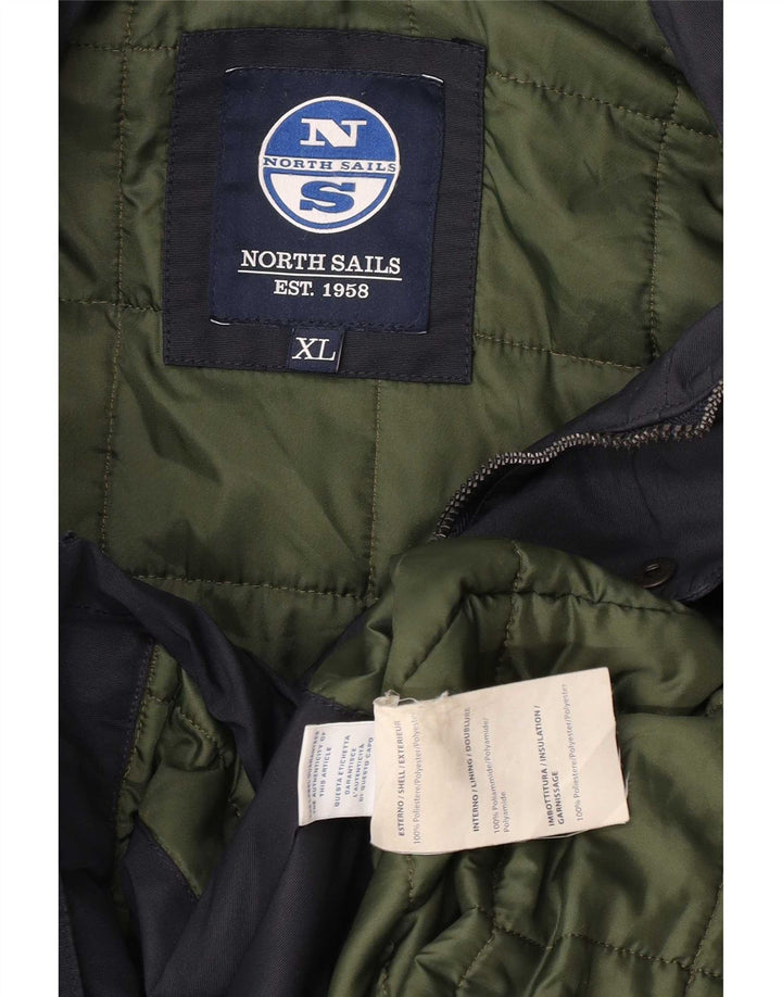 North Sails Herren Windjacke UK 42 XL Marineblau Polyester