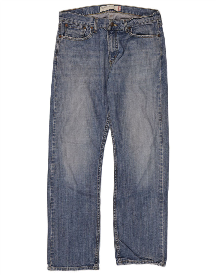Levi's Herren 514 Slim Straight Jeans W33 L32 Blaue Baumwolle