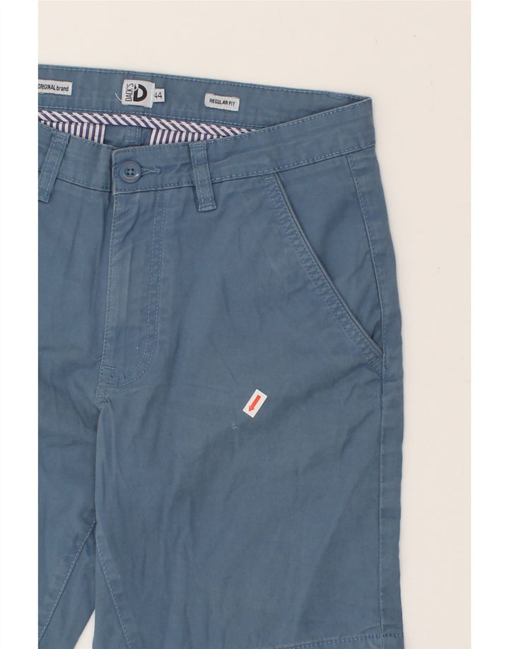 DACK'S Womens Regular Fit Chino Shorts IT 44 Medium W30  Blue Cotton Vintage Dack's and Second-Hand Dack's from Messina Hembry 
