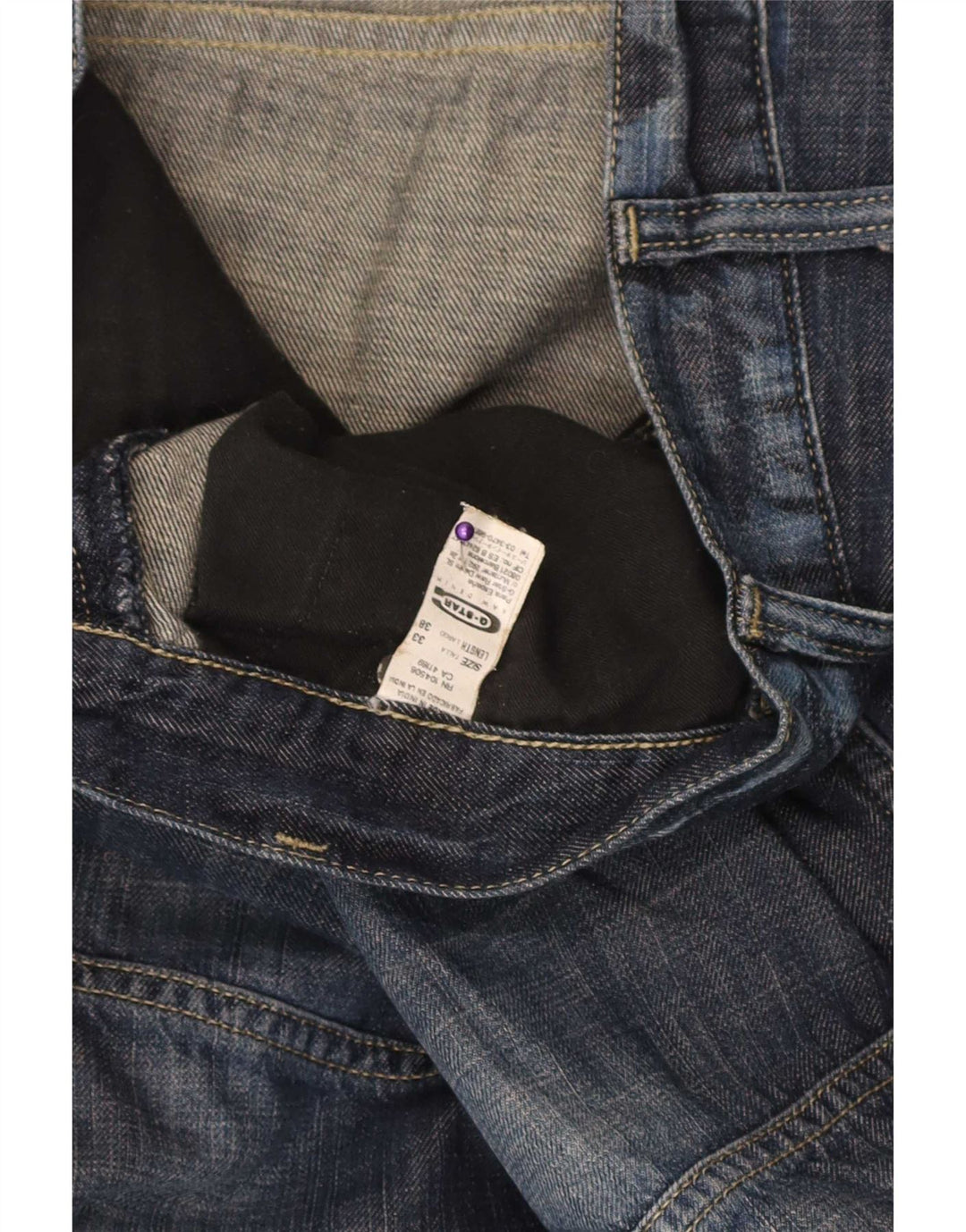 G-Star Herren Straight Jeans W33 L38 Marineblau
