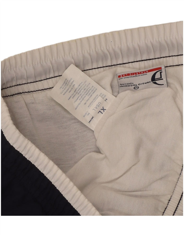 Sergio Tacchini Herren-Trainingshose, Jogginghose, XL, Marineblau, Polyester
