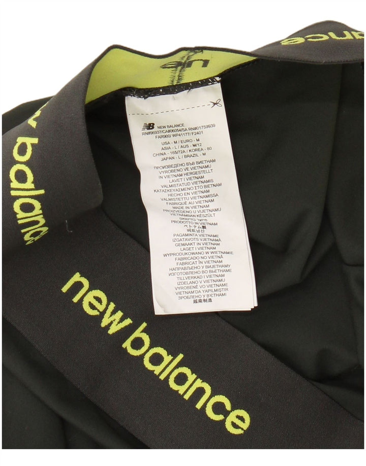 NEW BALANCE Damen Grafik-Leggings UK 12 Medium Khaki Polyester