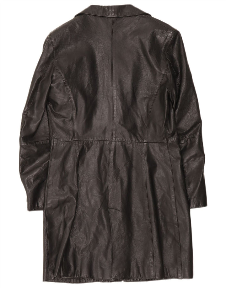 Tenax Damen Ledermantel IT 46 Large Schwarz