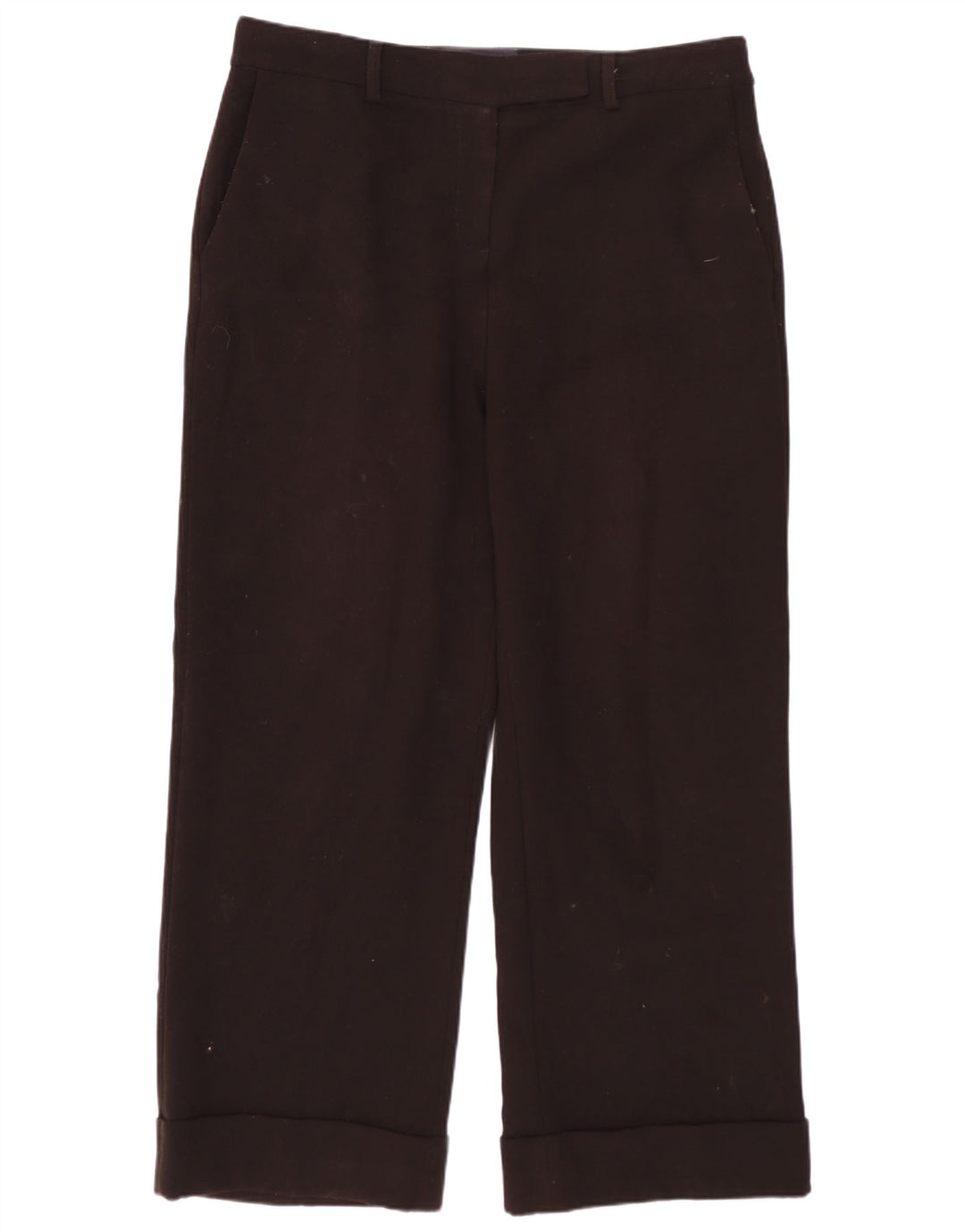 Marks & Spencer Damen gerade Anzughose UK 12 Medium W34 L27 Schwarz