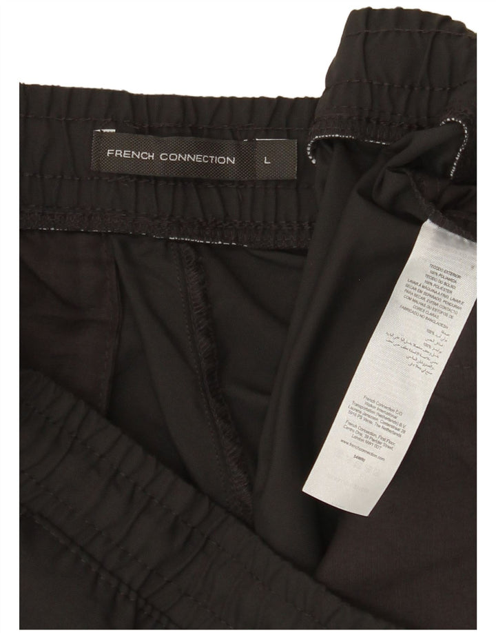 FRENCH CONNECTION Damen Jogger-Chinohose, Größe L, W34, L29, Grau
