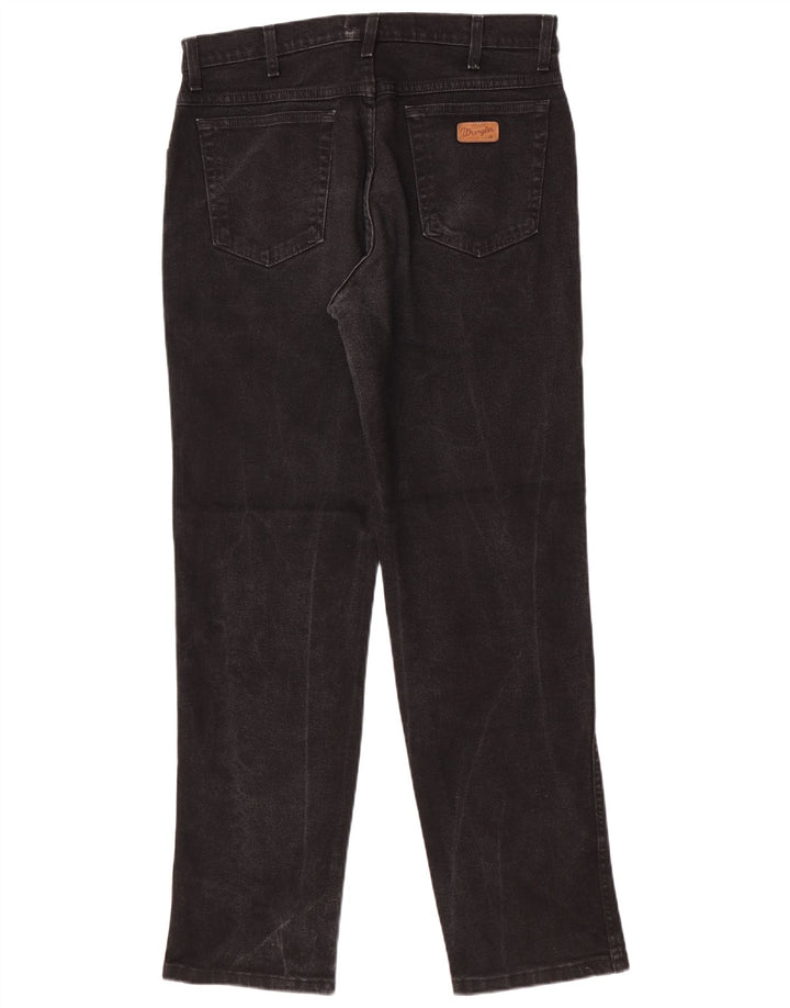 Wrangler Herren Tapered Jeans W32 L32 Schwarz