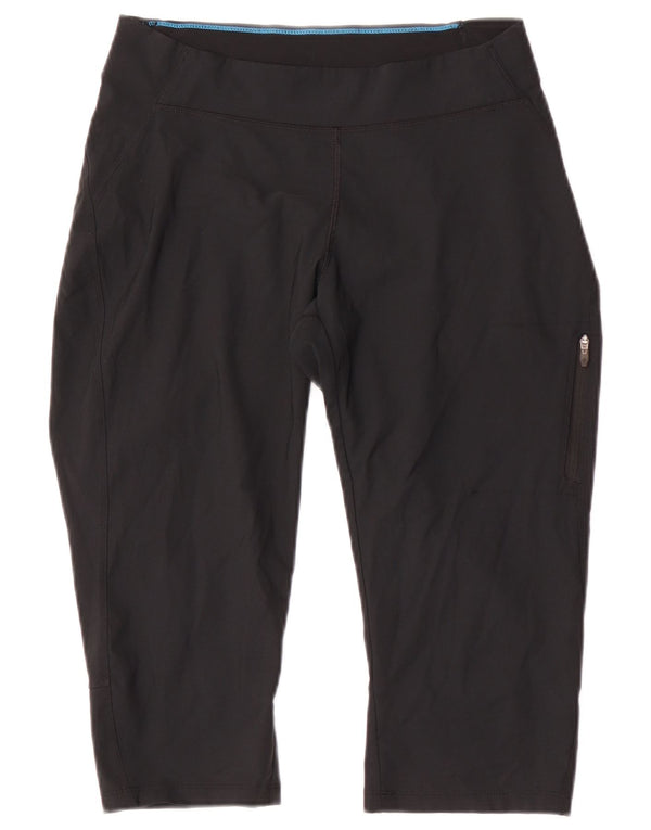 Columbia Damen Omni-Shield Capri Leggings UK 12 Medium Schwarz Polyester