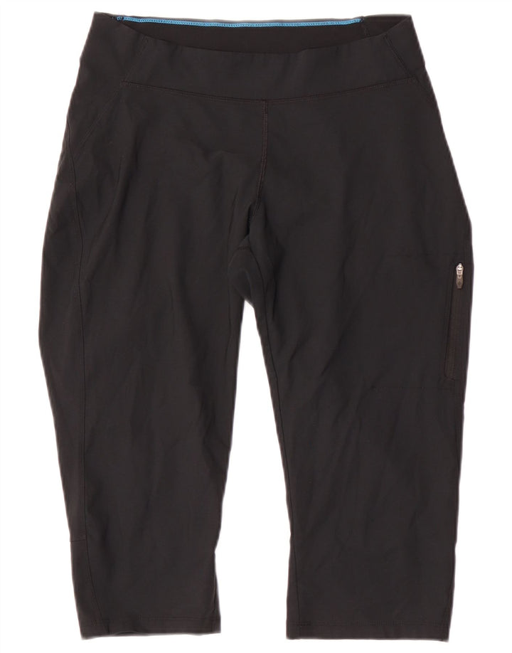 Columbia Damen Omni-Shield Capri Leggings UK 12 Medium Schwarz Polyester