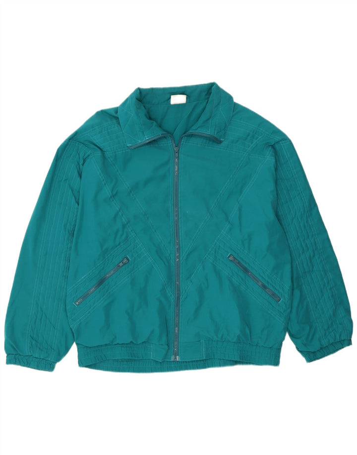 Active Herren-Trainingsanzug-Oberteil, Jacke, XL, Grün, Polyester, Sport