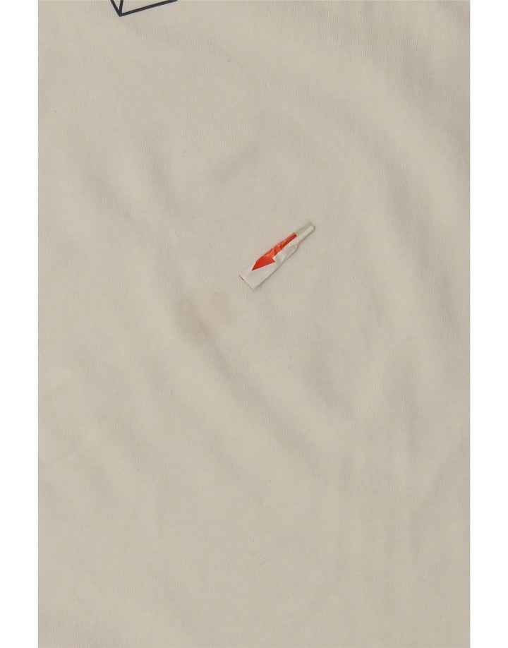 Puma Herren Grafik T-Shirt Top 2XL Weiße Baumwolle