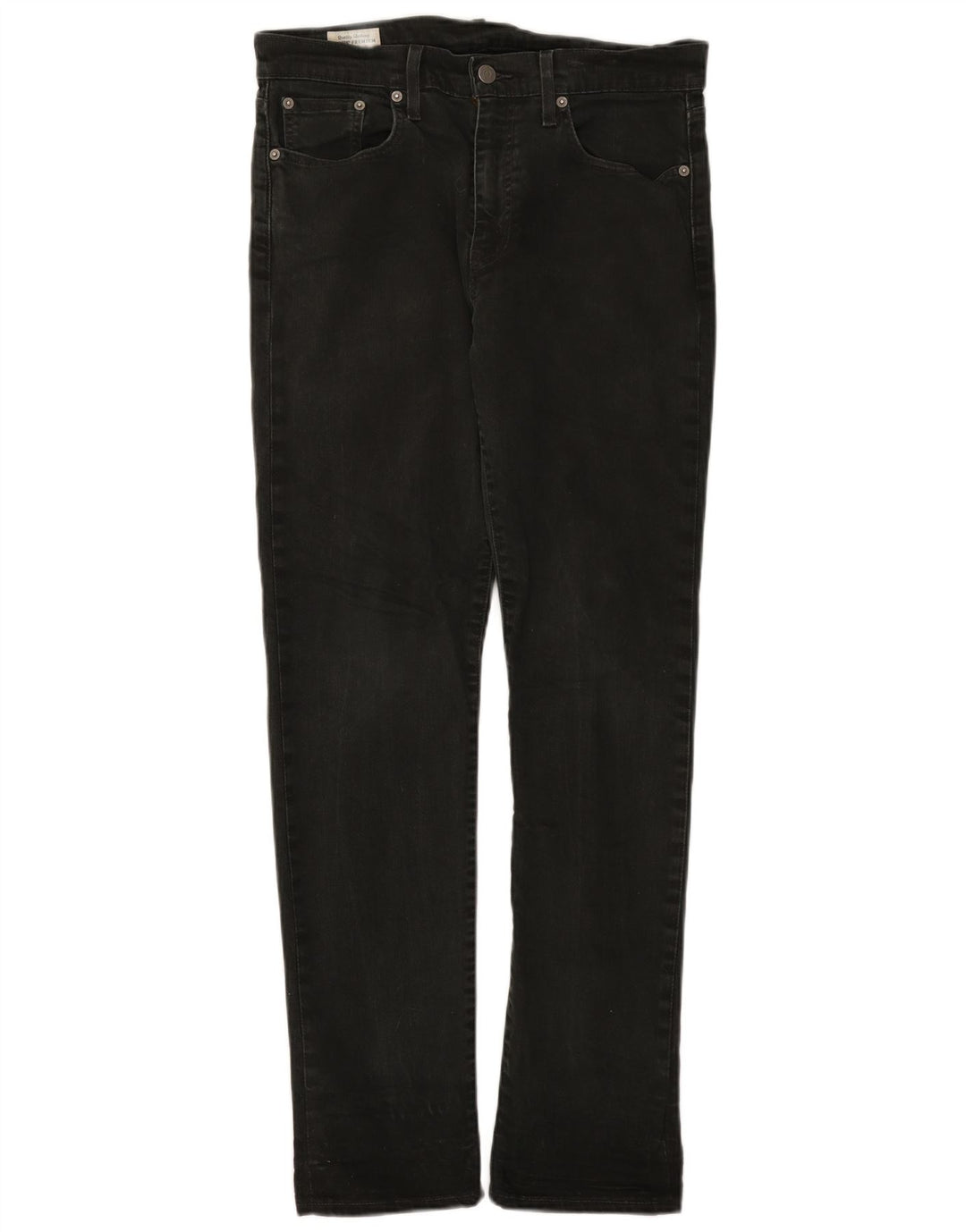 Levi's Herren Slim Jeans W30 L32 Schwarze Baumwolle