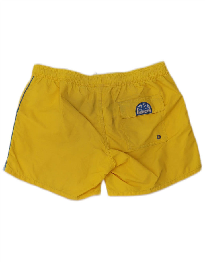 Sundek Badeshorts für Jungen, 13–14 Jahre, gelbes Polyester