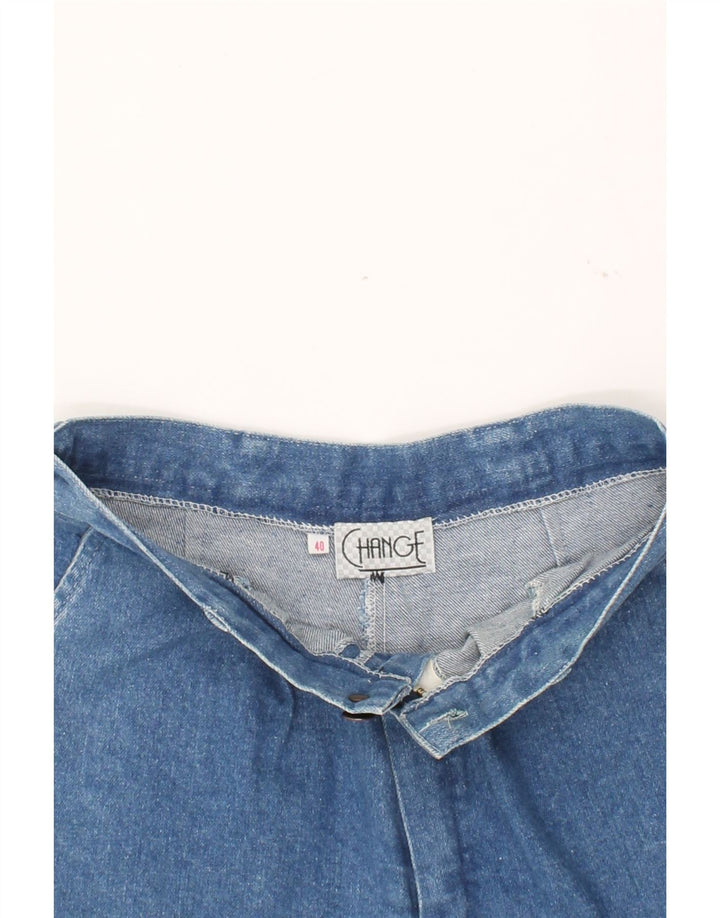 VINTAGE Womens Denim Shorts EU 40 Medium W28 Blue Vintage Vintage and Second-Hand Vintage from Messina Hembry 