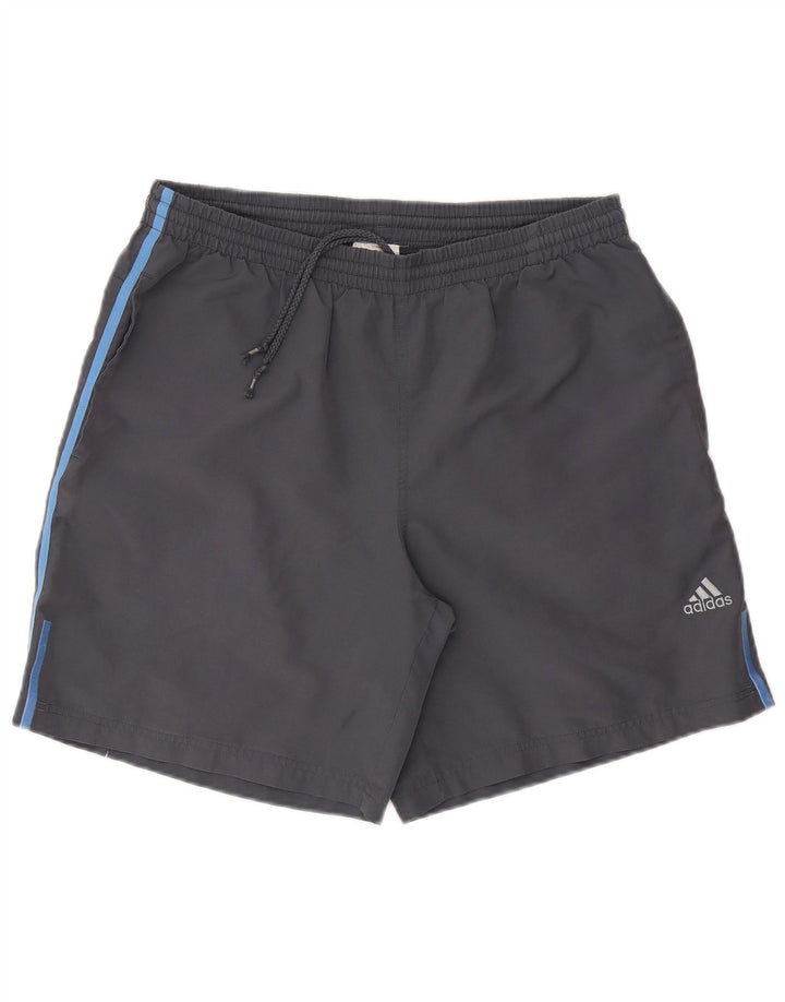 Adidas Herren-Sportshorts, großes graues Polyester