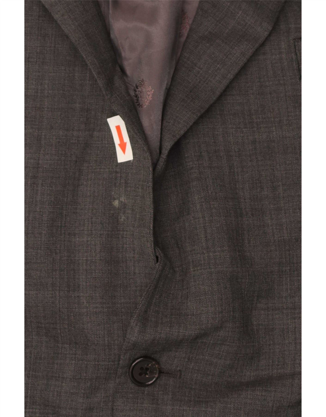 Ralph Lauren Herren Longline 2 Button Blazer Jacke UK 46 2XL Grau Klassisch