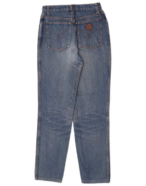 Moschino Damen Tapered Jeans W28 L28 Blaue Baumwolle