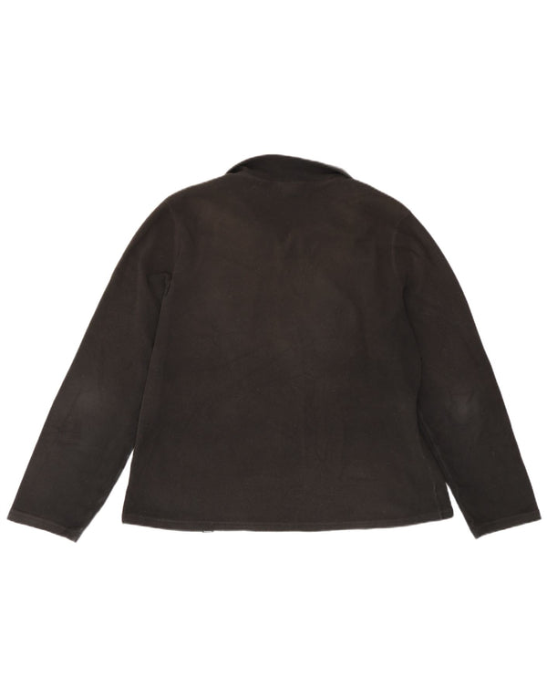 The North Face Damen-Fleecepullover mit Reißverschluss am Hals, UK 18, XL, Schwarz, Polyester