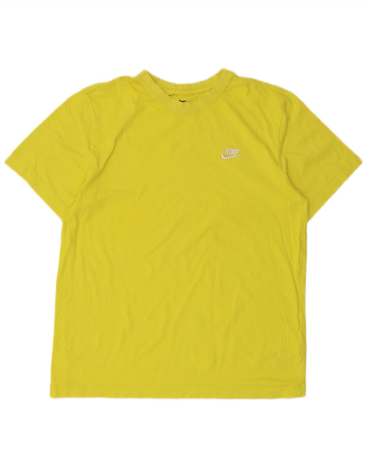 Nike Herren-T-Shirt aus mittelgelber Baumwolle