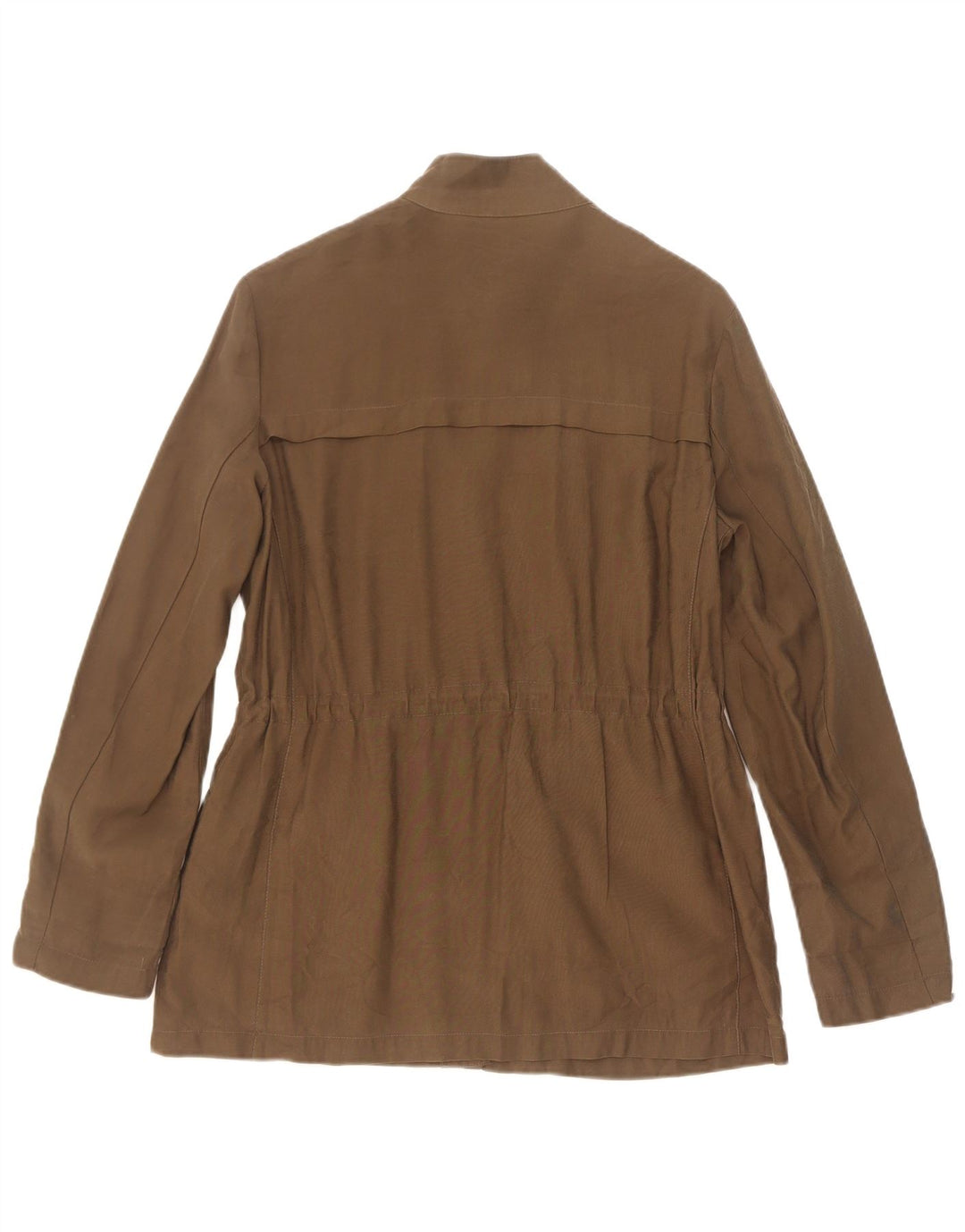 Zara Damen Utility Jacke UK 14 Medium Khaki Viskose