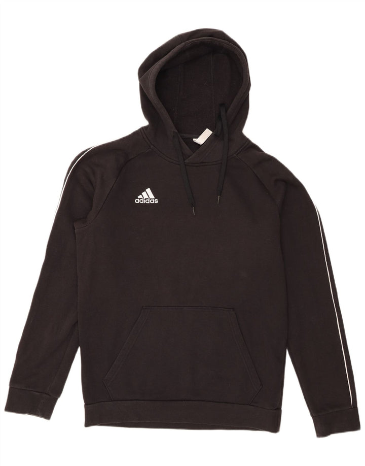 Adidas Herren Kapuzenpullover Mittelschwarz Baumwolle