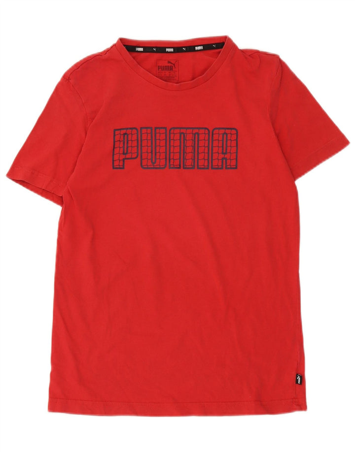Puma Jungen T-Shirt mit Grafik, 13–14 Jahre, Rot