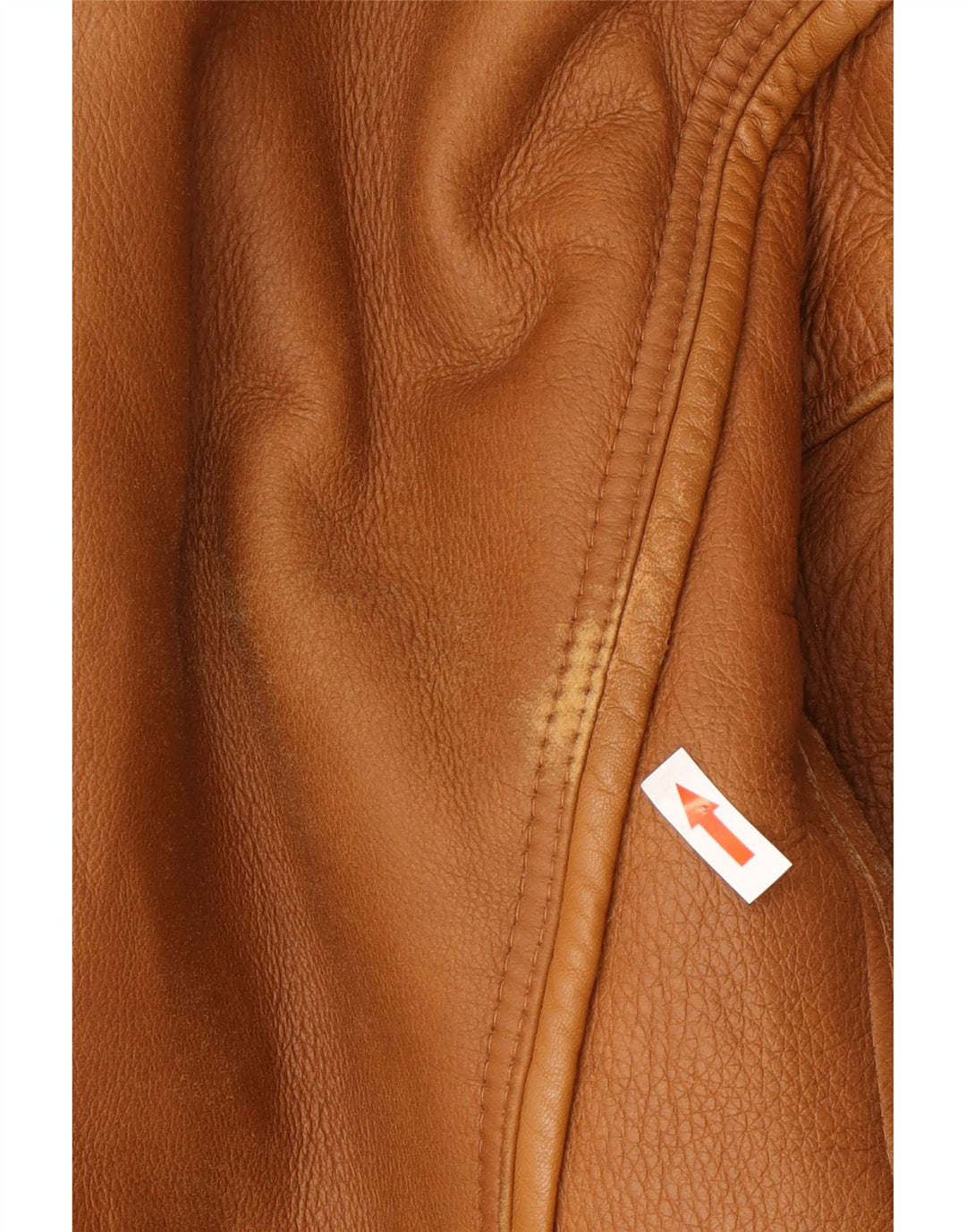 Vinci Herren Shearling Jacke UK 40 Großes braunes Leder