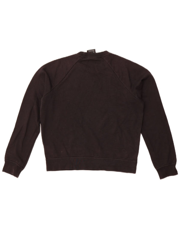 Nike Damen-Sweatshirt in Übergröße, Größe S, Schwarz, Baumwolle, UK 10