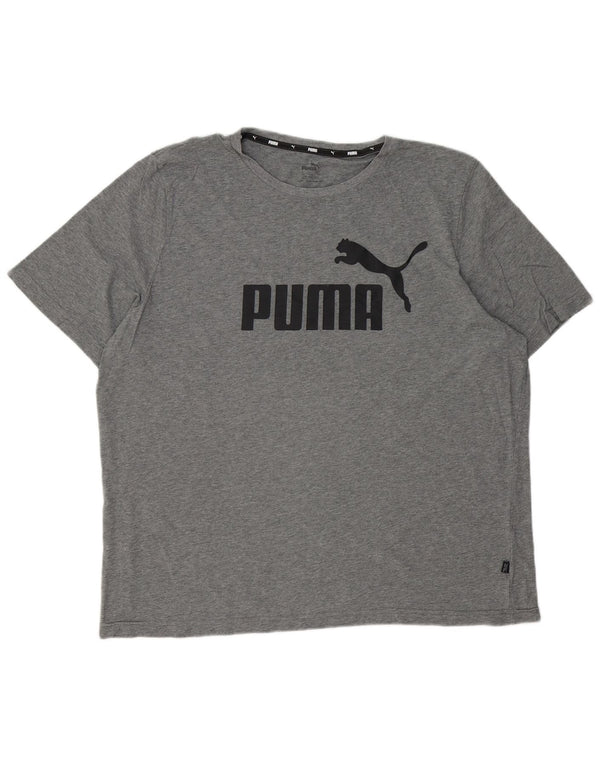 PUMA Herren Grafik T-Shirt Top 2XL Grau