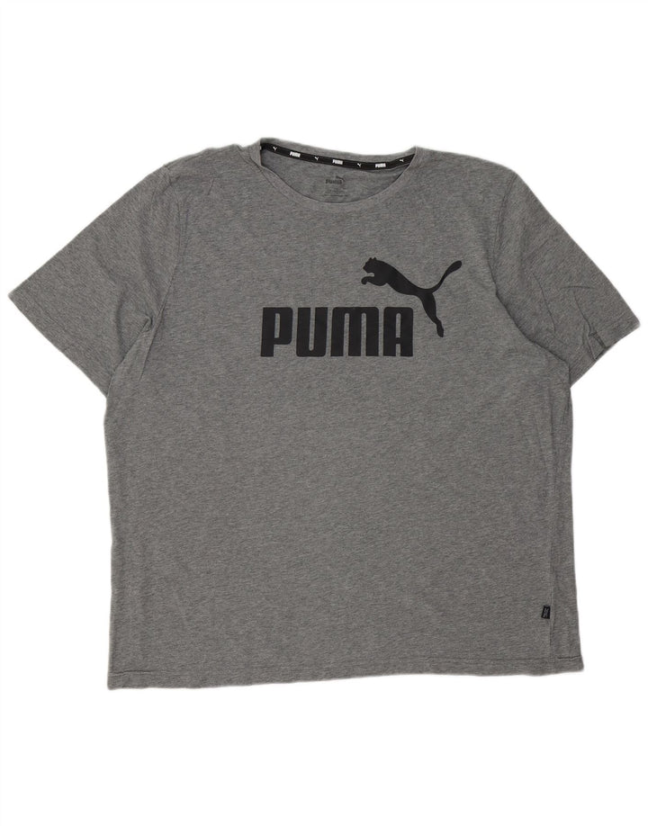 PUMA Herren Grafik T-Shirt Top 2XL Grau
