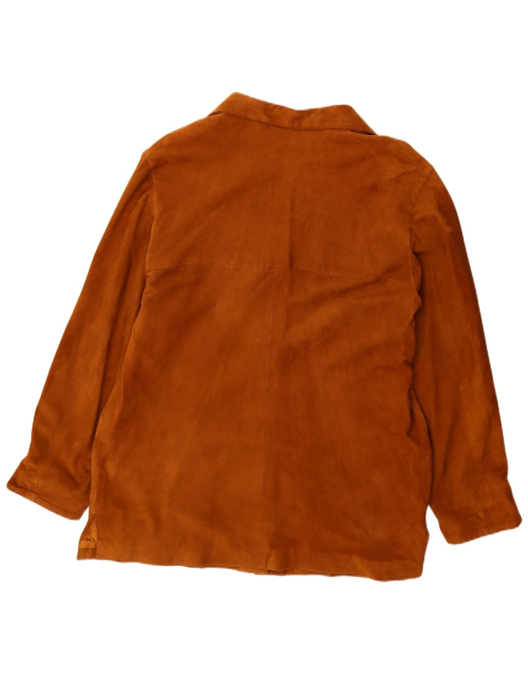 Jolly Damen Übergroßer Wildledermantel IT 50 XL Braunes Leder