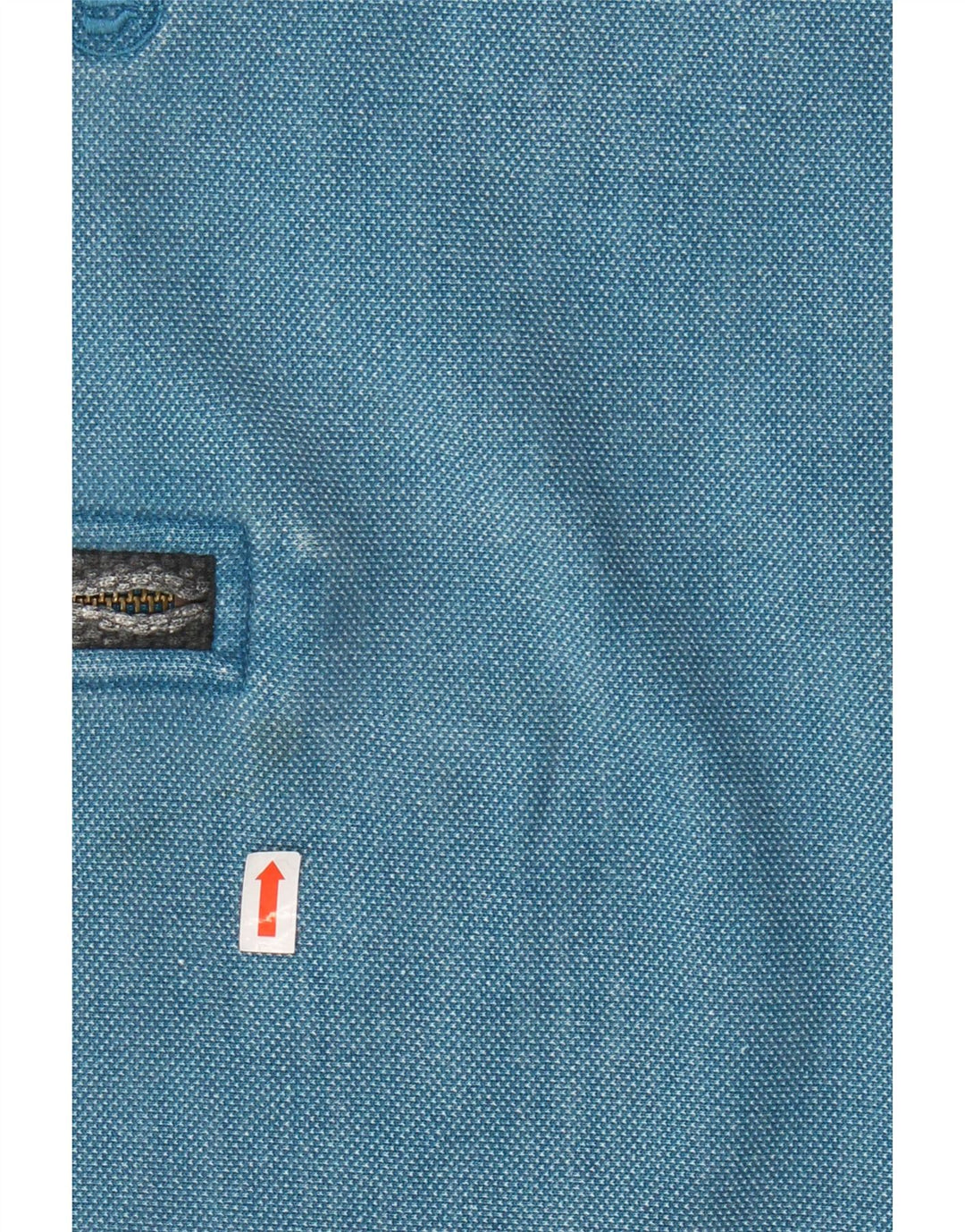 FAT FACE Herren-Sweatshirt mit Reißverschluss am Hals, groß, aus blauer Baumwolle