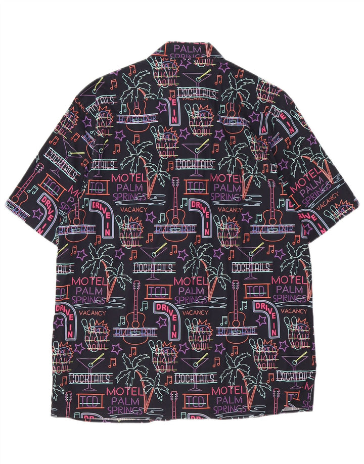 Ted Baker Herren-Kurzarmshirt mit Grafik, Größe 5 XL, mehrfarbig, hawaiianisch