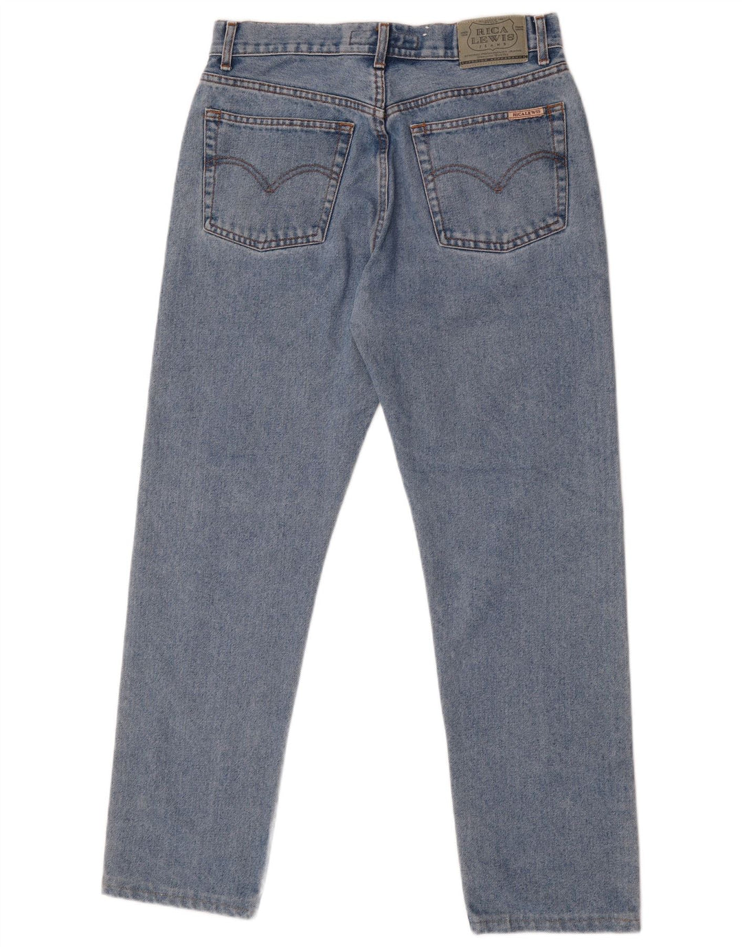 Rica Lewis Herren Straight Jeans W33 L31 Blau