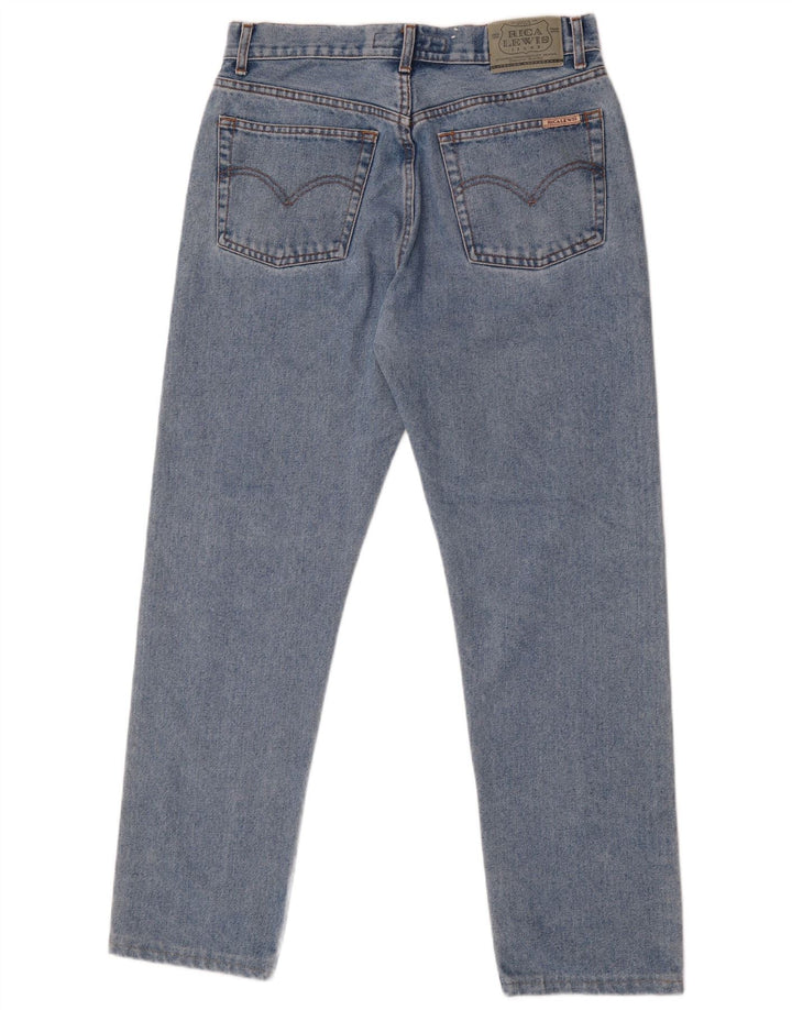 Rica Lewis Herren Straight Jeans W33 L31 Blau