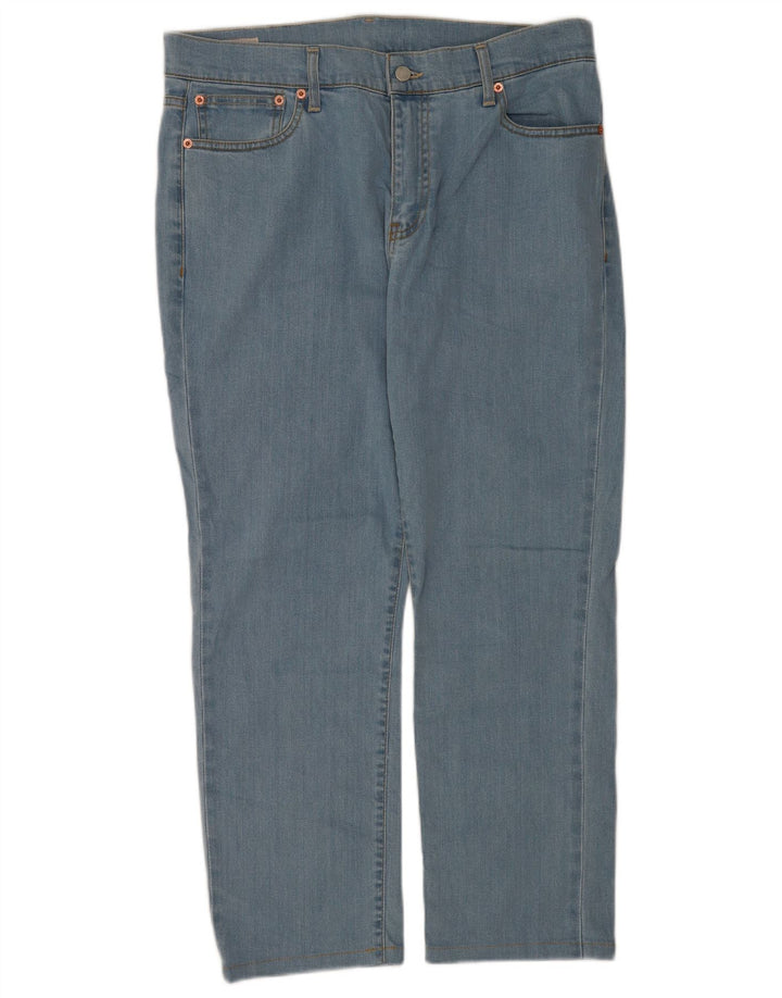 Levi's Damen 511 Slim Jeans W34 L27 Blaue Baumwolle