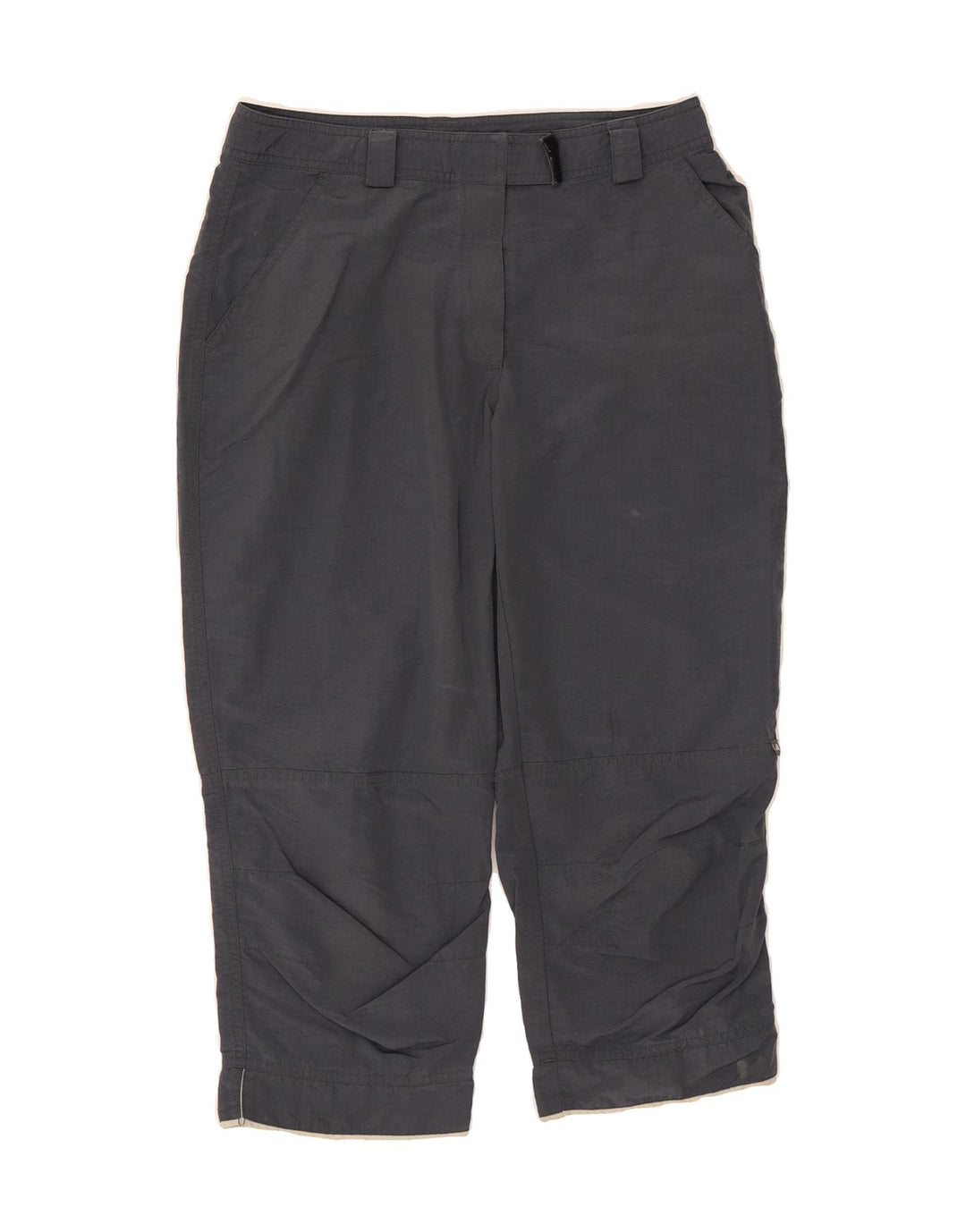 ADIDAS Womens Straight Capri Trousers UK 12 Medium W30 L22  Grey Polyamide Vintage Adidas and Second-Hand Adidas from Messina Hembry 