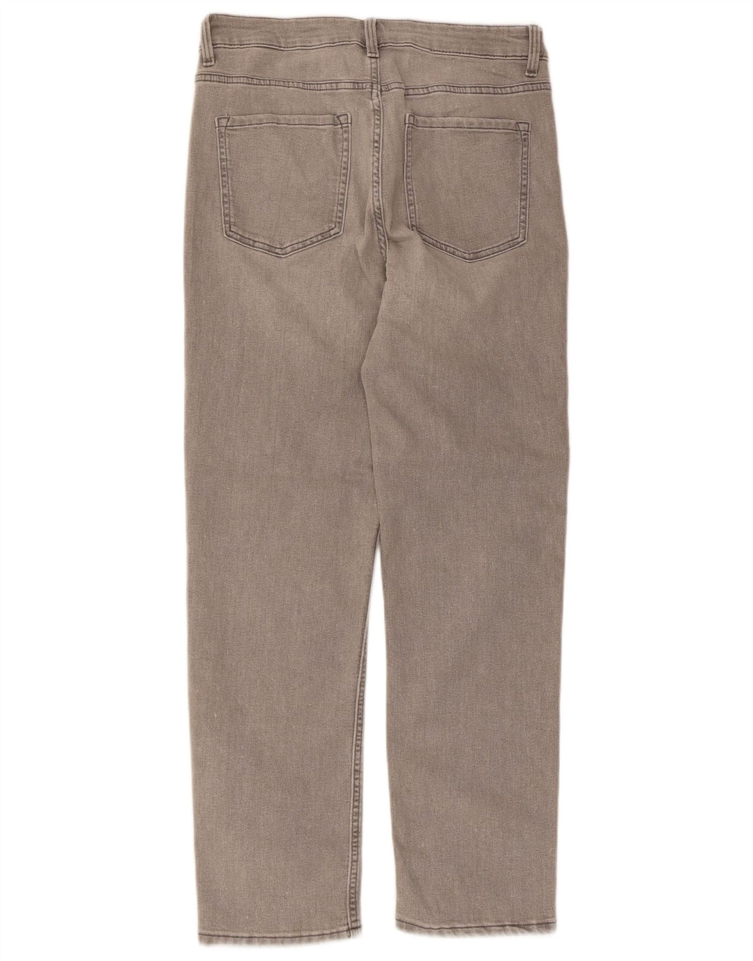 Marks & Spencer Damen The Sienna Straight Jeans UK 12 Medium W30 L27 Grau