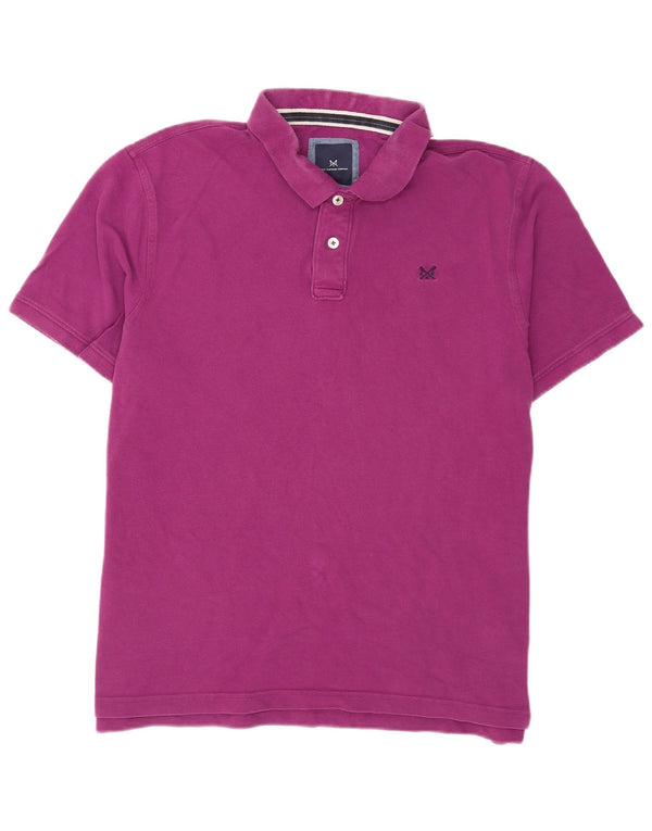 Crew Clothing Herren Poloshirt 2XL Lila Baumwolle
