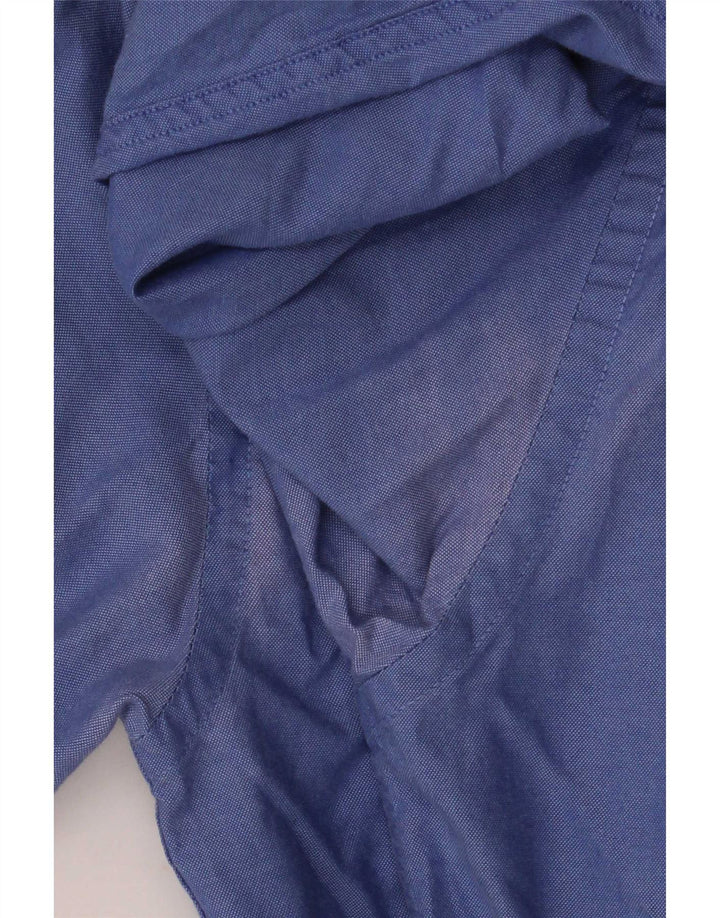Tommy Hilfiger Herrenhemd, große blaue Baumwolle