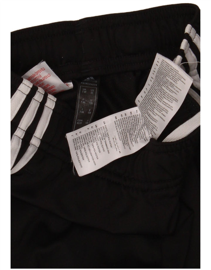 Adidas Jungen-Trainingshose, Jogginghose, 7–8 Jahre, schwarzes Polyester