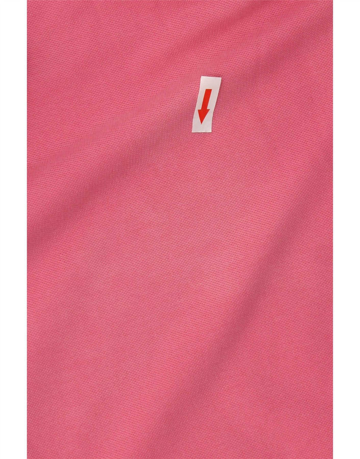 Champion Herren-Poloshirt, groß, rosa gestreift